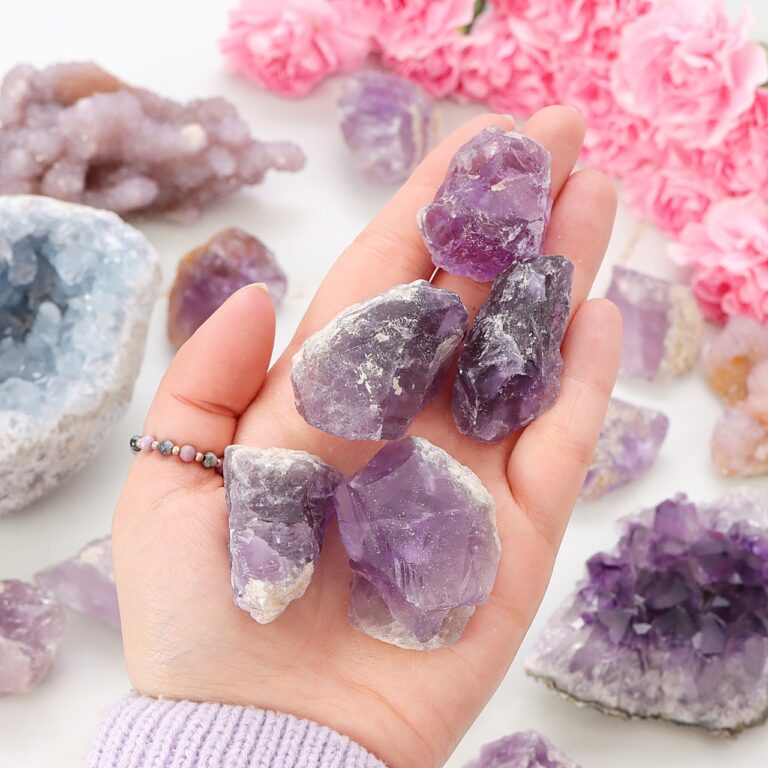 ametyst surowy kryształ artsento