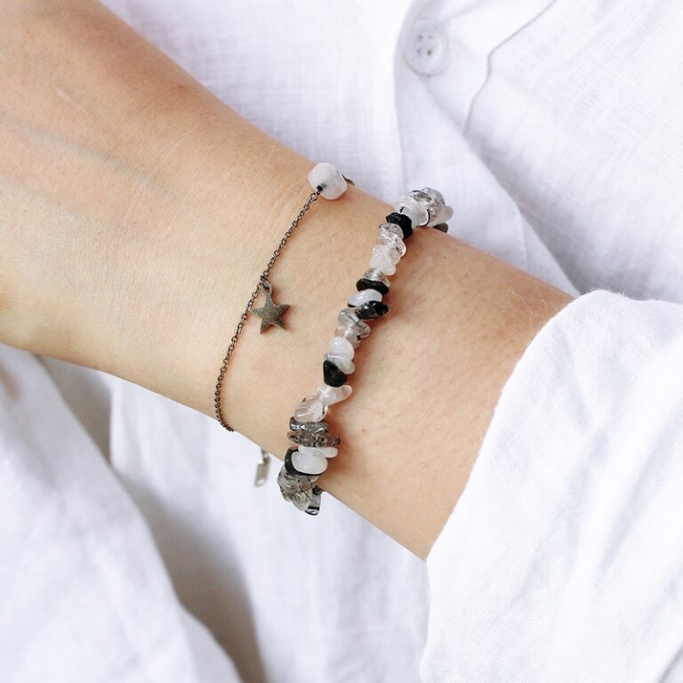 turmalin bransoletka na gumce sklep Artsento