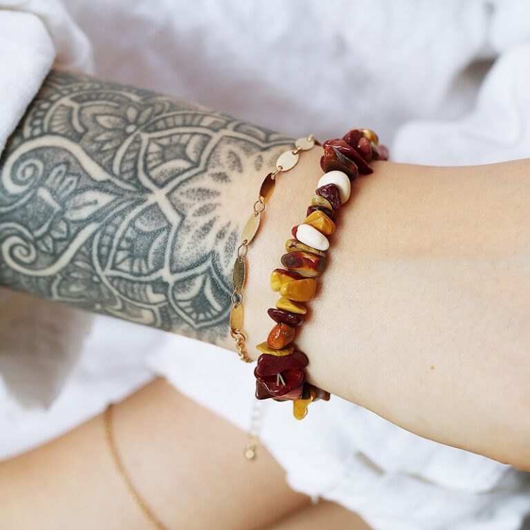 jaspis mokait bransoletka sklep, jaspisowa biżuteria, prawdziwe kamienie jaspis