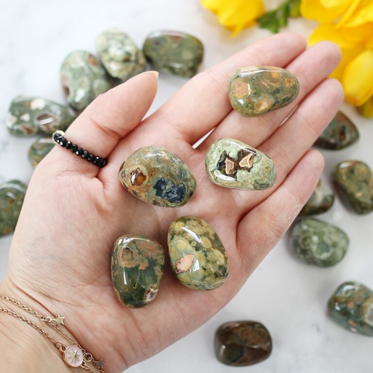 riolit sklep online, zielony kamień