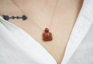 wisiorek żółw z piasku pustyni sklep Artsento