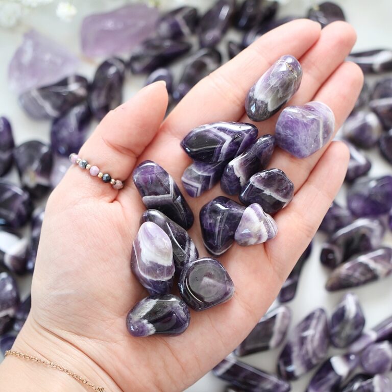 ametyst szewron bryłka sklep z kamieniami