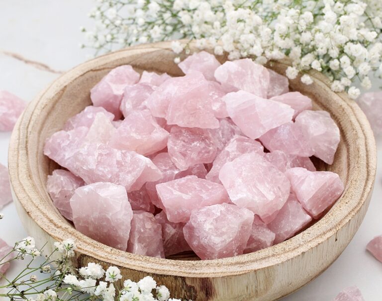 kwarc różowy duże bryłki online