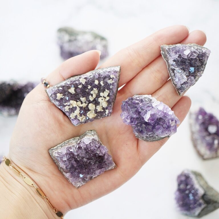 ametyst kamień naturalny kryształ fioletowy, Artsento