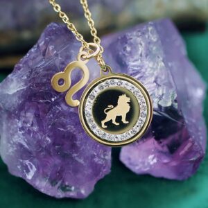 Celebrytka LEW naszyjnik znak zodiaku sklep Artsento