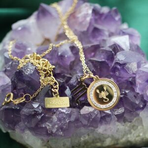 Naszyjnik Skorpion znak zodiaku sklep Artsento kolor złoty