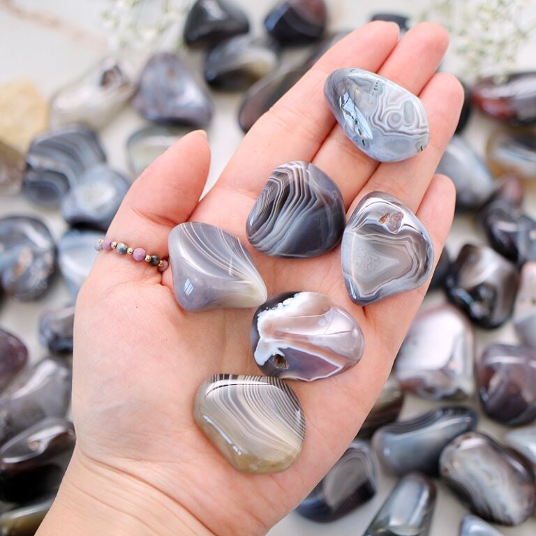 agat bostwana polerowana bryłka sklep z kamieniami