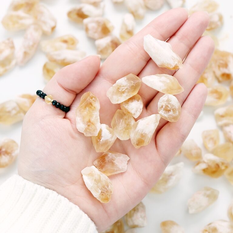 cytryn monokryształ surowy słupek sklep z kamieniami