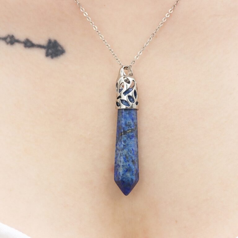lapis lazuli zawieszka szpic Artsento
