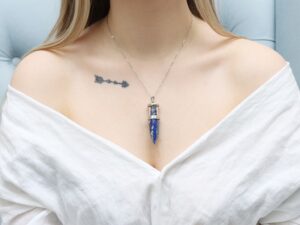 lapis lazuli zawieszka nabój wisiorek kamienie naturalne