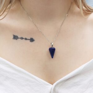 lapis lazuli zawieszka stożek wahadełko Artsento kamienie online