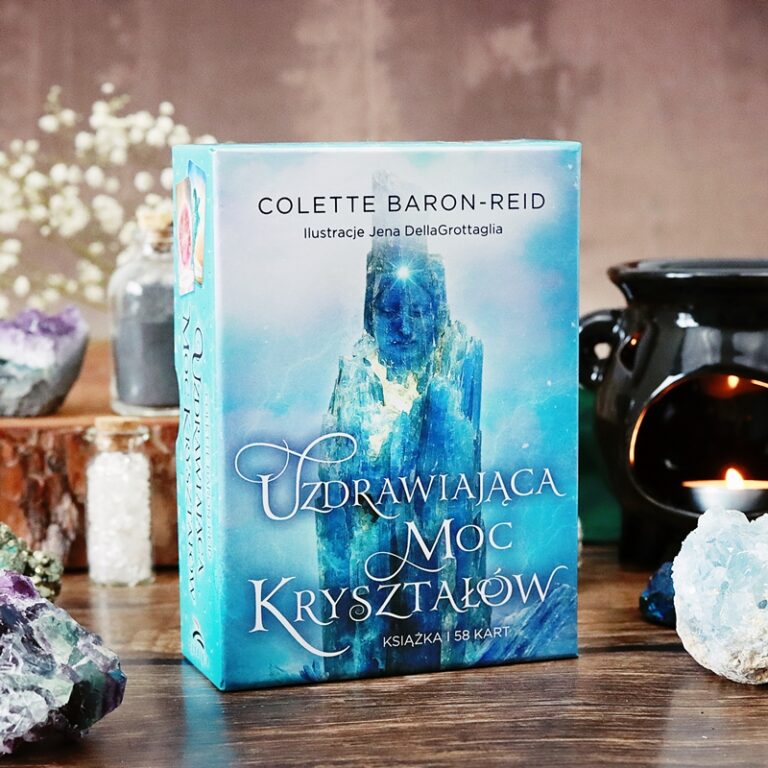 uzdrawiająca moc kryształów karty i książka Colette Baron-Reid