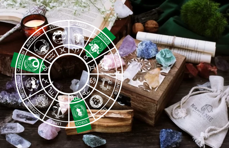 Kamienie dla ziemnych znaków zodiaku: Byk, Panna, Koziorożec