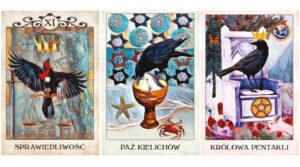 tarot kruków książka i karty