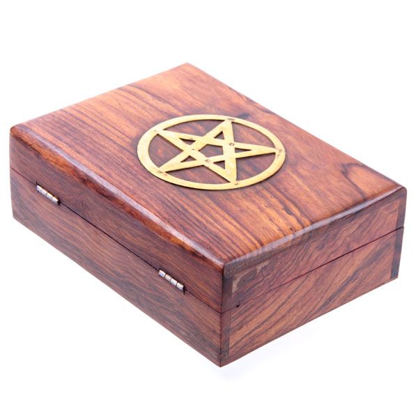 Szkatułka - pudełko z drewna