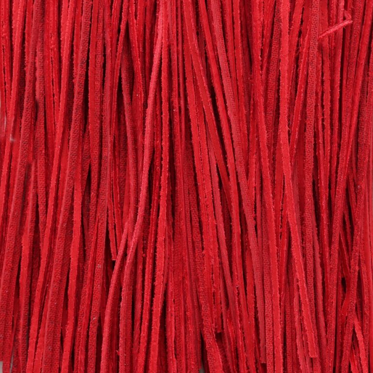 Rzemień naturalny czerwony