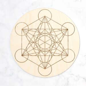 Siatka kryształowa sześcian Metatrona