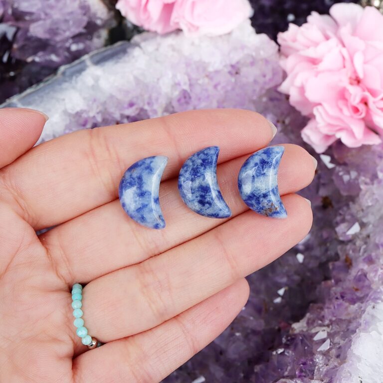 Jaspis blue spot księżyc