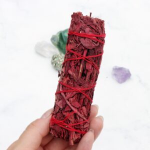 Biała szałwia smocza krew pęczek