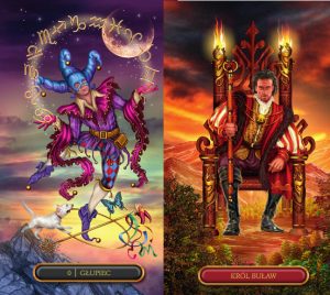 Pozłacany Tarot Królewski