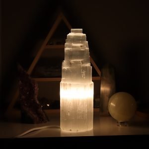 Naturalna Lampa z Selenitu