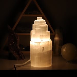 Naturalna Lampa z Selenitu