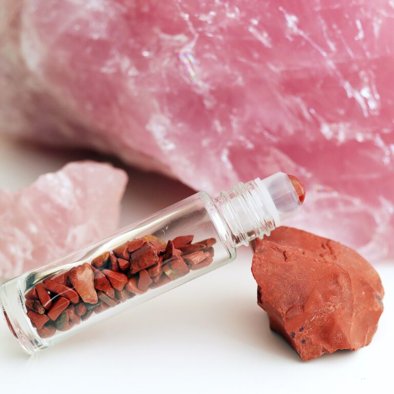 Buteleczka Roll On z jaspisem czerwonym