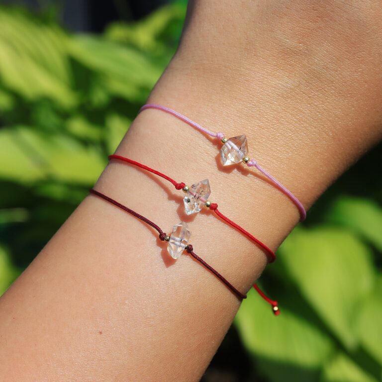 herkimer bransoletka diamenty herkimer sklep z kamieniami