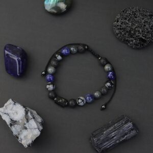 Bransoletka zodiakalna STRZELEC – męska bransoletka z kamieni naturalnych