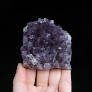 Ametyst szczotka krystaliczna 160gram 6.5cm - Naturalny Kamień Spokoju i Harmonii