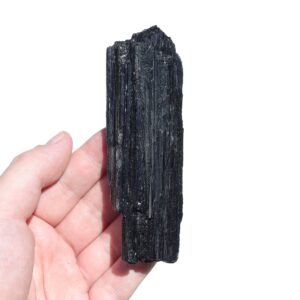 Turmalin czarny surowy 11.5cm 193g Brazylia - Kamień Ochrony i Uziemienia