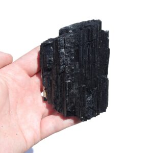 Turmalin czarny surowy 9.4cm 459.5g Brazylia - Kamień Ochrony i Uziemienia