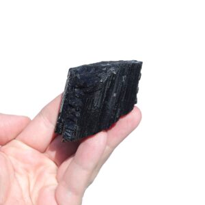 Turmalin czarny surowy 5.3cm 148g Brazylia - Kamień Ochrony i Uziemienia