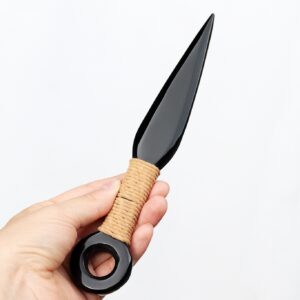 Nóż z Czarnego Obsydianu - Symbol Ochrony, Siły i Przemiany 20cm nr 1